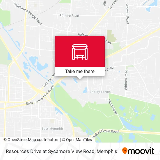 Mapa de Resources Drive at Sycamore View Road
