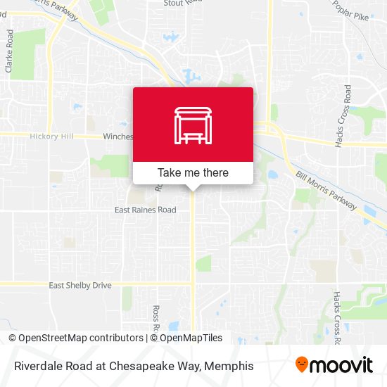 Riverdale Road at Chesapeake Way map