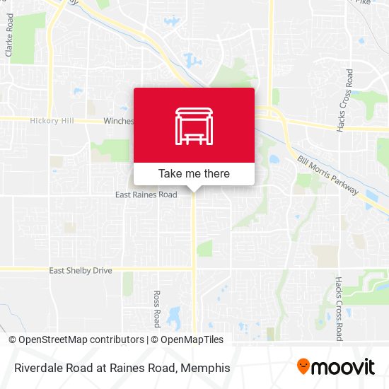 Riverdale Road at Raines Road map