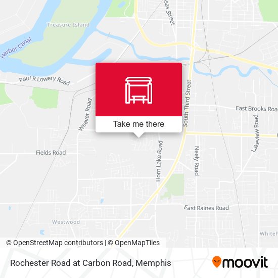 Mapa de Rochester Road at Carbon Road