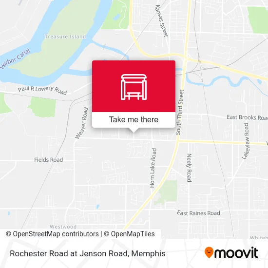 Rochester Road at Jenson Road map