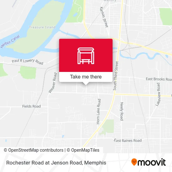 Rochester Road at Jenson Road map