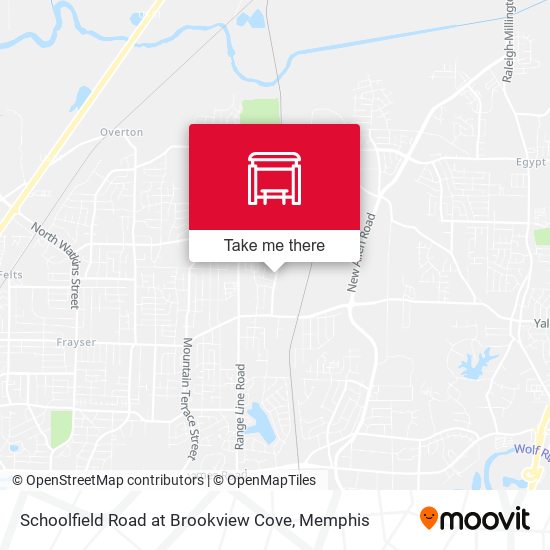 Schoolfield Road at Brookview Cove map