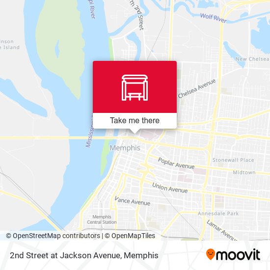 Mapa de 2nd Street at Jackson Avenue
