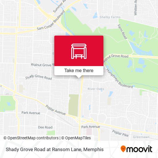 Mapa de Shady Grove Road at Ransom Lane
