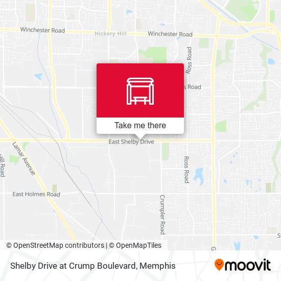 Mapa de Shelby Drive at Crump Boulevard