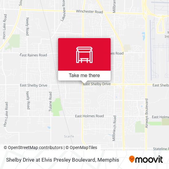 Mapa de Shelby Drive at Elvis Presley Boulevard