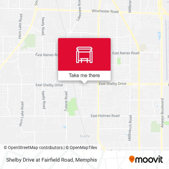 Shelby Drive at Fairfield Road map