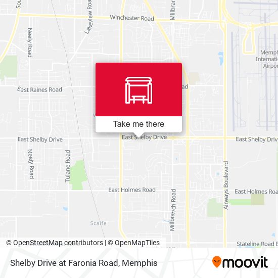 Shelby Drive at Faronia Road map