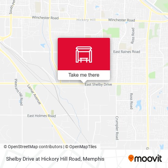 Mapa de Shelby Drive at Hickory Hill Road