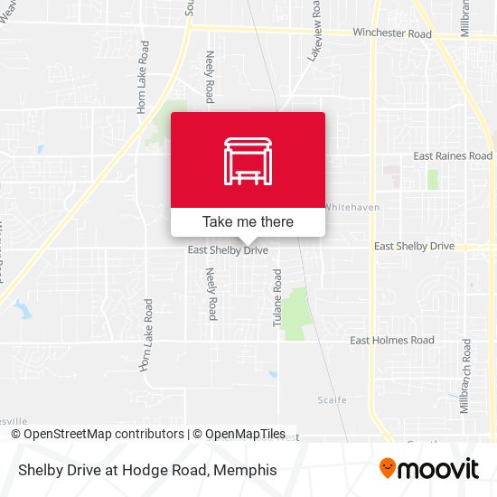 Shelby Drive at Hodge Road map