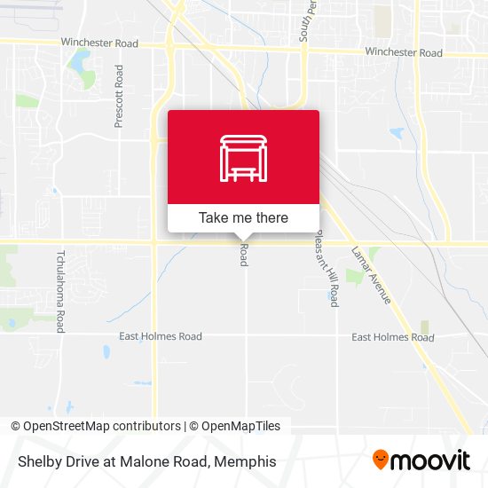 Shelby Drive at Malone Road map
