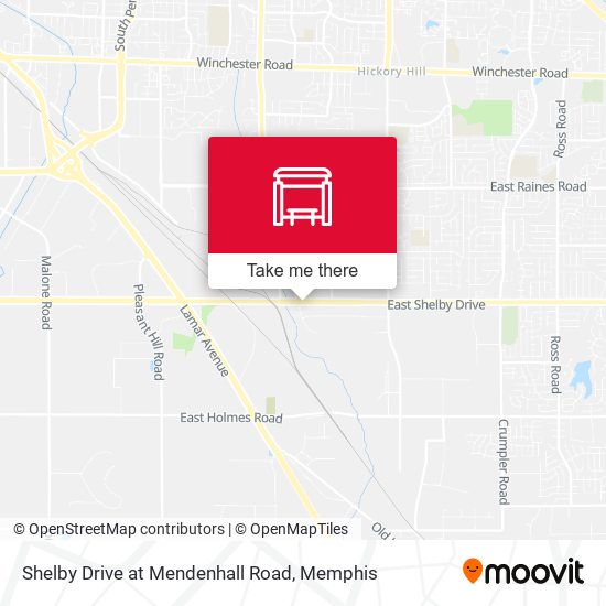 Mapa de Shelby Drive at Mendenhall Road