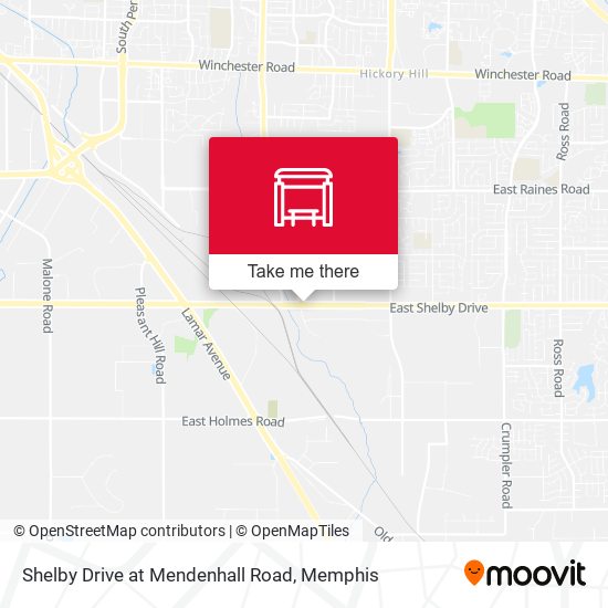 Mapa de Shelby Drive at Mendenhall Road