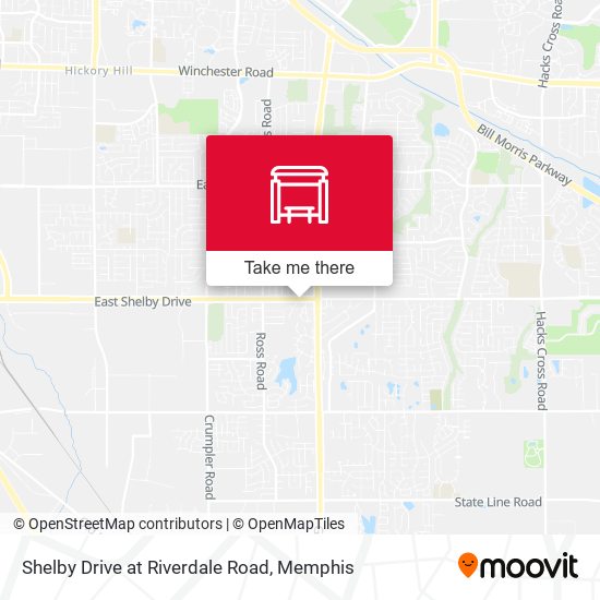 Mapa de Shelby Drive at Riverdale Road