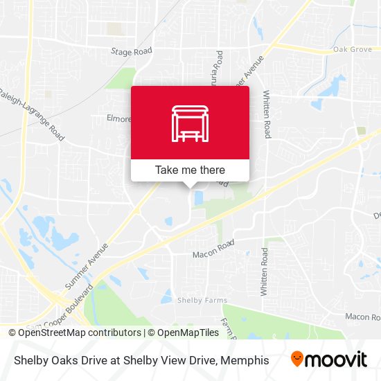 Mapa de Shelby Oaks Drive at Shelby View Drive