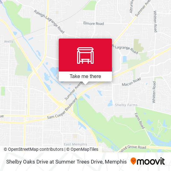 Shelby Oaks Drive at Summer Trees Drive map