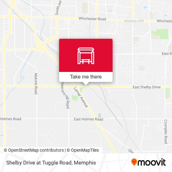 Mapa de Shelby Drive at Tuggle Road