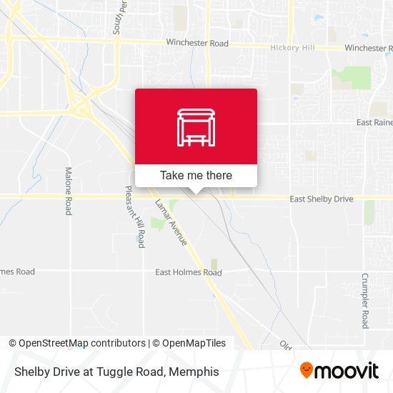 Shelby Drive at Tuggle Road map