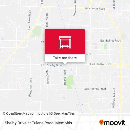 Mapa de Shelby Drive at Tulane Road