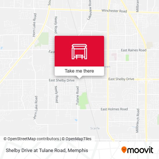 Mapa de Shelby Drive at Tulane Road
