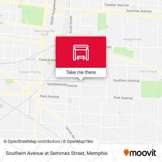 Southern Avenue at Semmes Street map