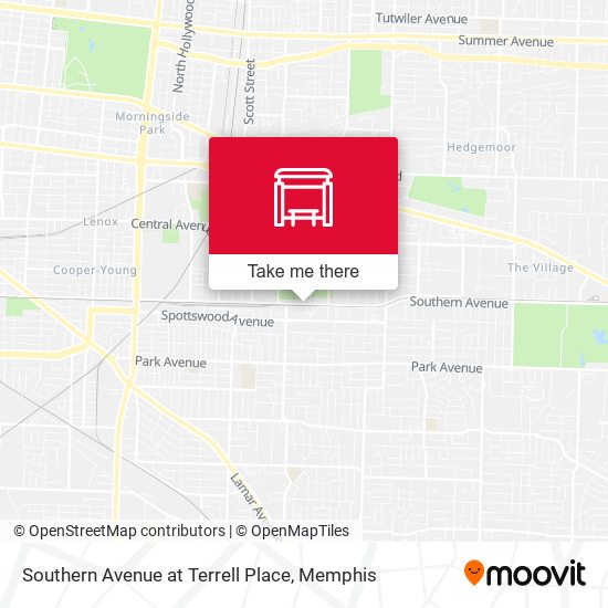 Mapa de Southern Avenue at Terrell Place