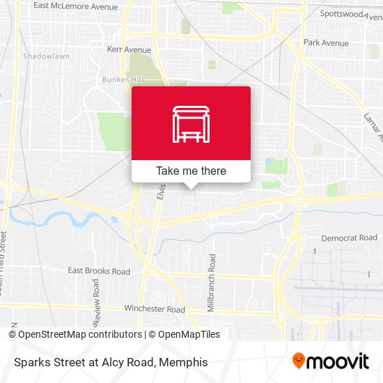 Sparks Street at Alcy Road map
