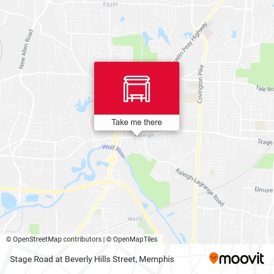 Mapa de Stage Road at Beverly Hills Street