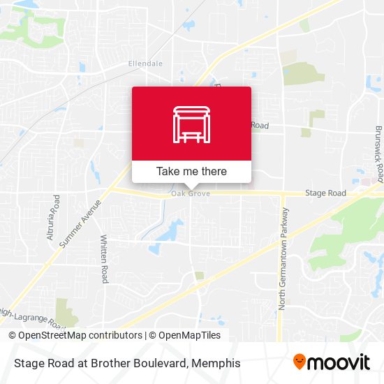 Mapa de Stage Road at Brother Boulevard