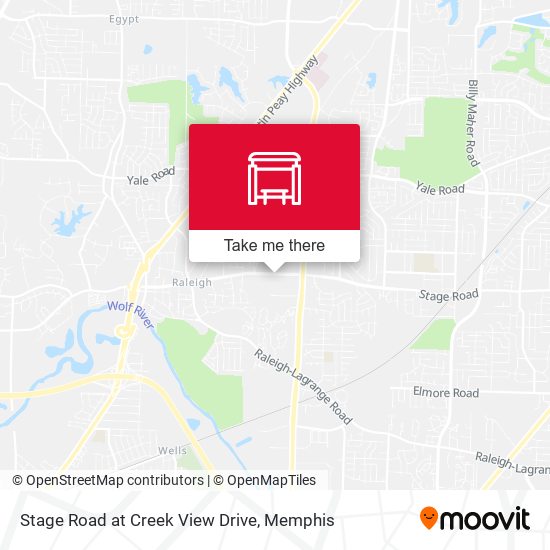 Mapa de Stage Road at Creek View Drive