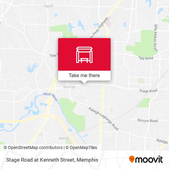 Stage Road at Kenneth Street map