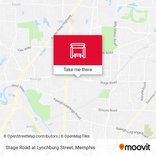 Stage Road at Lynchburg Street map