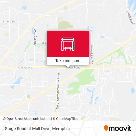 Stage Road at Mall Drive map