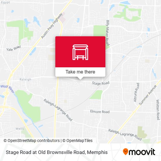 Stage Road at Old Brownsville Road map