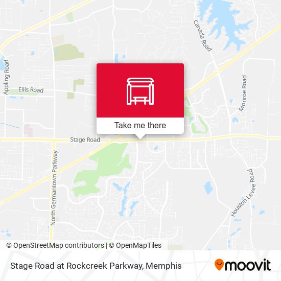 Stage Road at Rockcreek Parkway map