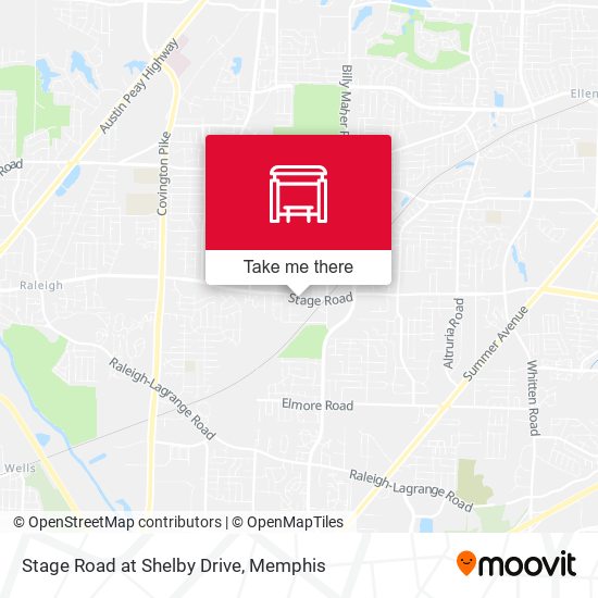 Mapa de Stage Road at Shelby Drive