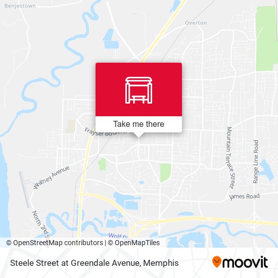 Steele Street at Greendale Avenue map