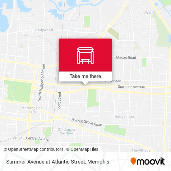 Summer Avenue at Atlantic Street map