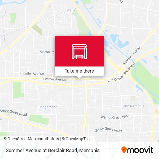 Mapa de Summer Avenue at Berclair Road