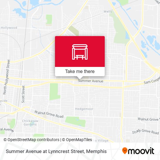 Mapa de Summer Avenue at Lynncrest Street