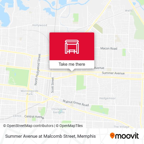 Summer Avenue at Malcomb Street map