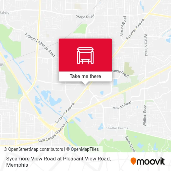Sycamore View Road at Pleasant View Road map
