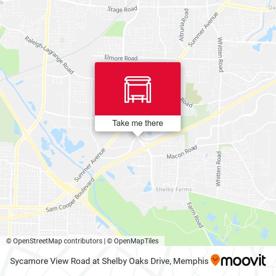 Mapa de Sycamore View Road at Shelby Oaks Drive