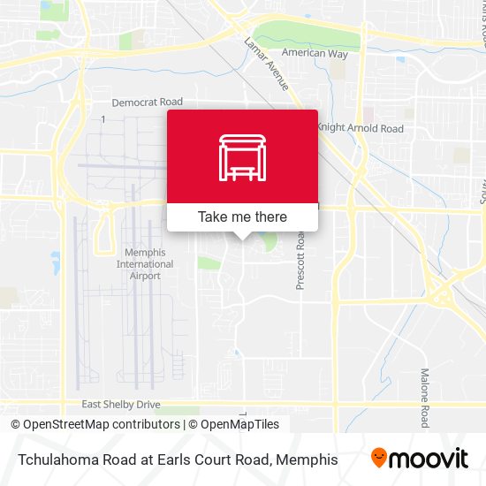 Mapa de Tchulahoma Road at Earls Court Road