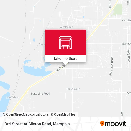 Mapa de 3rd Street at Clinton Road