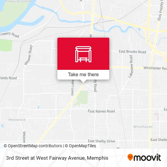 Mapa de 3rd Street at West Fairway Avenue