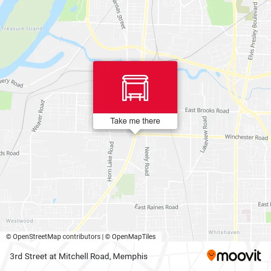 Mapa de 3rd Street at Mitchell Road
