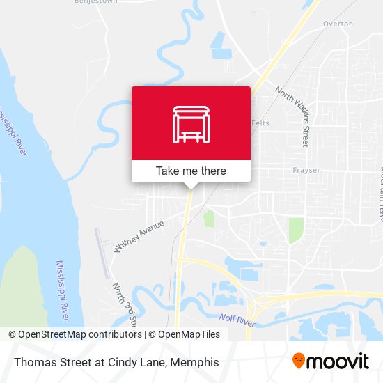 Thomas Street at Cindy Lane map