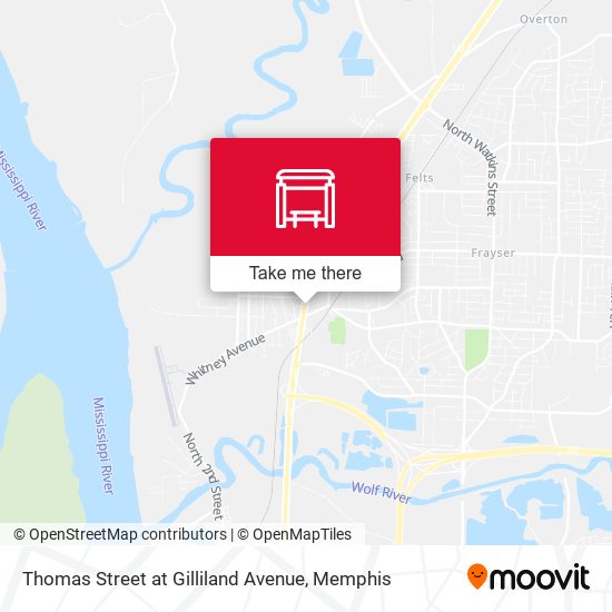 Mapa de Thomas Street at Gilliland Avenue